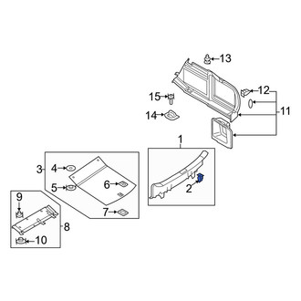 Audi OE - Door Sill Plate Clip