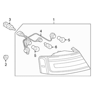 Audi OE - Rear Lamps - Tail Lamps (Outer Lamp)