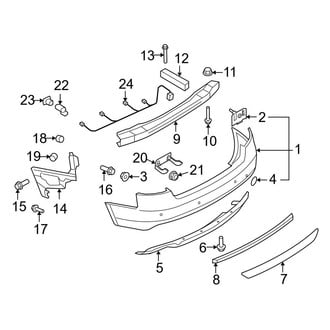 Audi OE - Rear Bumper - Bumper & Components (Coupe)