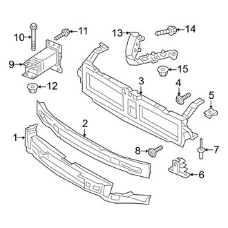Audi OE - Front Bumper & Grille - Bumper & Components (Bumper Carrier)