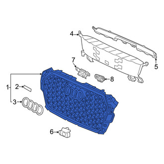 Audi OE - Front Upper Grille