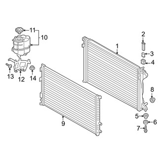 Audi OE - Cooling - Radiator & Components (Main)