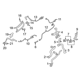 Audi OE - Cooling - Hoses & Lines (Front), (Coupe)