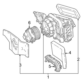 Audi OE - Air Conditioner & Heater - Blower Motor & Fan (Premium / Premium Plus / Prestige Coupe)