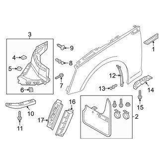 Audi OE - Fender - Exterior Trim (Coupe)