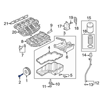 Audi OE - Engine Harmonic Balancer Bolt