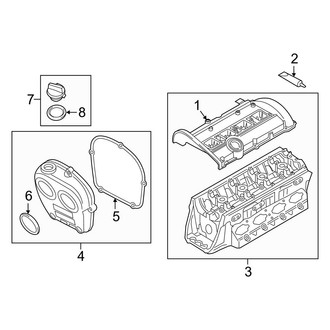 Audi OE - Engine / Transaxle - Valve & Timing Covers (Coupe)