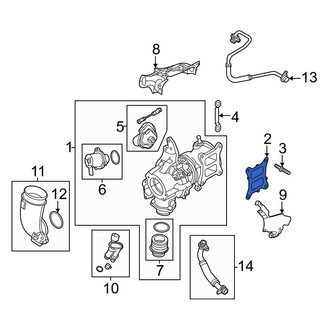 Audi OE - Turbocharger Gasket