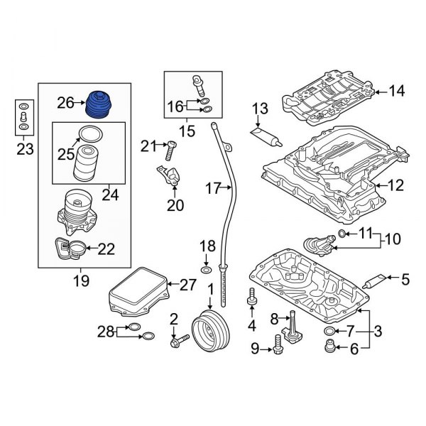 Engine Oil Filter Housing Cover