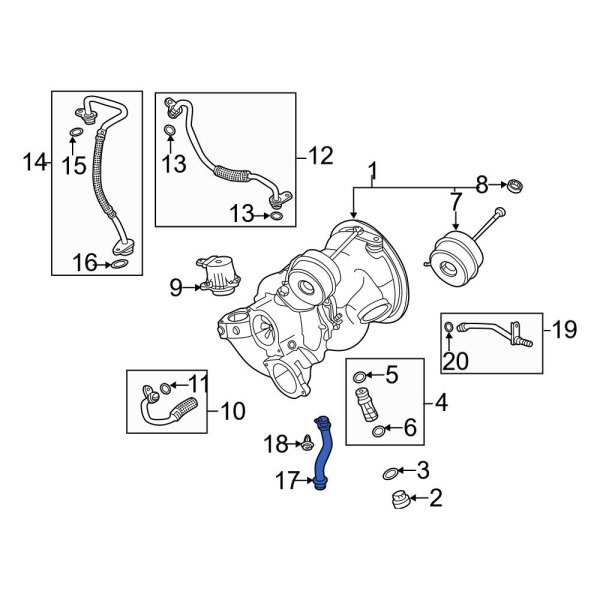 Turbocharger Oil Line