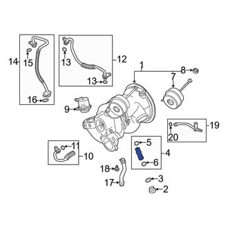 Audi OE - Turbocharger Boost Pressure Relief Valve
