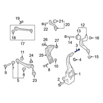 Audi OE - Upper Steering Knuckle Bolt