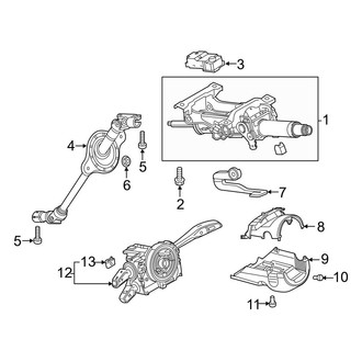 Audi OE - Steering Column Assembly (W/O Dynamic Steering), (Premium / Premium Plus / Prestige Coupe)
