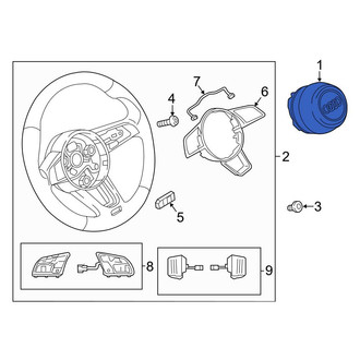 Audi OE - Steering Wheel Air Bag