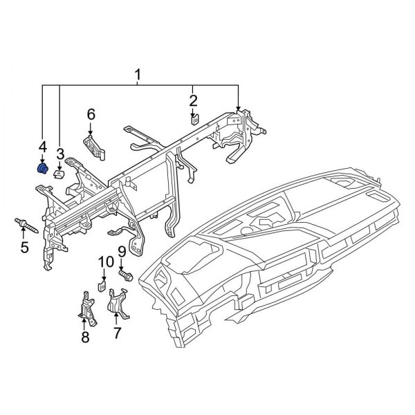 Instrument Panel Crossmember Insulator