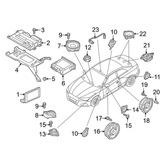 Audi OE - Instrument Panel - Sound System (Coupe)