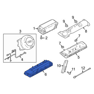 Audi OE - Left Lower Instrument Panel Air Bag