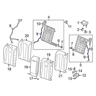 Audi OE - Front Right Seat Air Bag