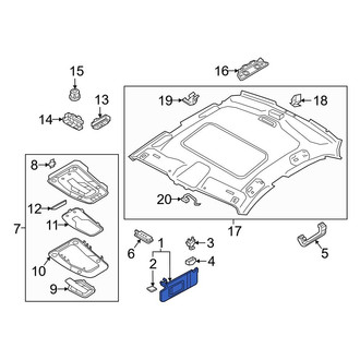 Audi OE - Right Sun Visor