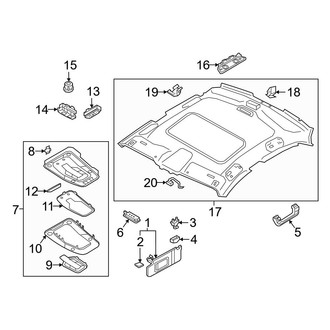 Audi OE - Roof - Interior Trim (Coupe)