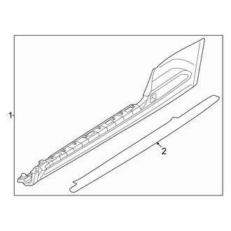 Audi OE - Pillars, Rocker & Floor - Exterior Trim