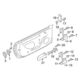 Audi OE - Door - Lock & Hardware (Hinges & Striker), (Coupe)