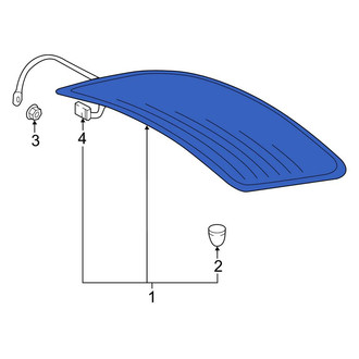 Audi OE - Rear Back Glass