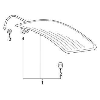 Audi OE - Back Glass - Glass (Coupe)
