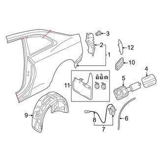 Audi OE - Quarter Panel & Components (Premium / Premium Plus / Prestige Coupe)
