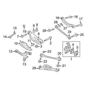 Audi OE - Rear Suspension - Suspension Components (Coupe)
