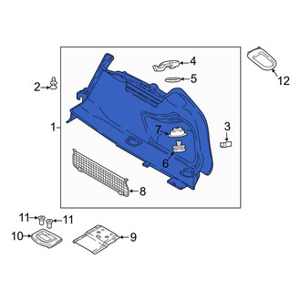 Audi OE - Rear Right Interior Quarter Panel Trim Panel