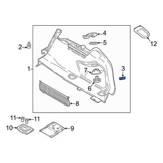 Audi OE - Quarter Panel Trim Panel Clip