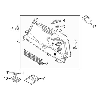 Audi OE - Rear Body & Floor - Interior Trim (Right Side, Trim)