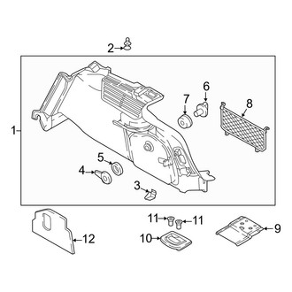 Audi OE - Rear Body & Floor - Interior Trim (Left Side, Trim), (Coupe)