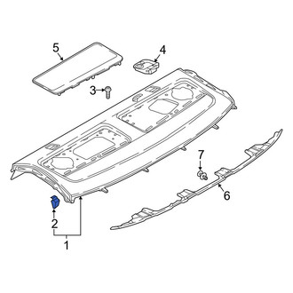 Audi OE - Package Tray Trim Clip