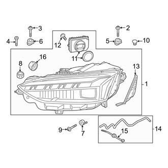 Audi OE - Front Lamps - Headlamp Components (Matrix Headlamps)