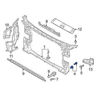Audi OE - Radiator Support Panel Nut
