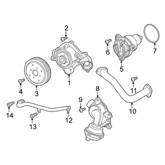 Audi OE - Cooling - Water Pump (Main)