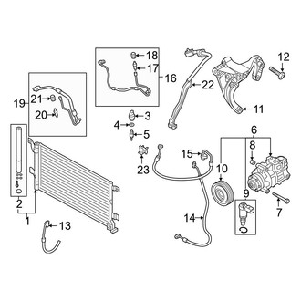 Audi OE - Air Conditioner & Heater - Condenser, Compressor & Lines
