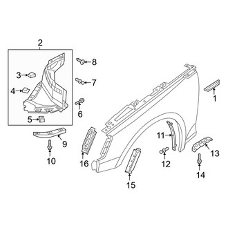 Audi OE - Fender - Exterior Trim