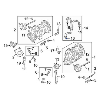Audi OE - Turbocharger Oil Line O-Ring