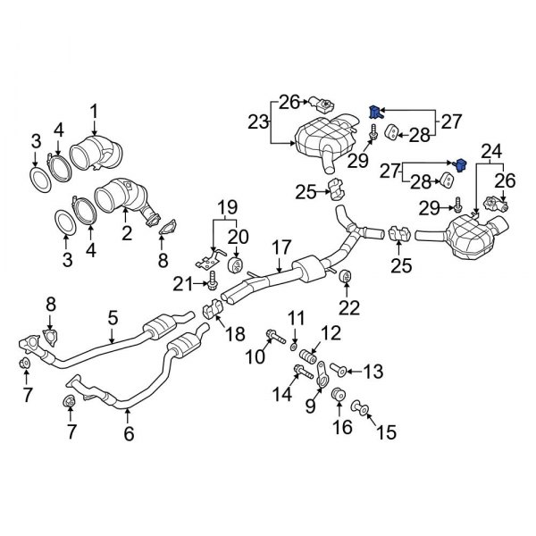 Exhaust System Hanger Bracket