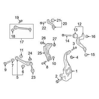 Audi OE - Front Suspension - Suspension Components