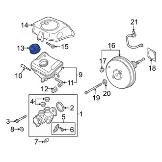 Audi OE - Brake Master Cylinder Reservoir Cap