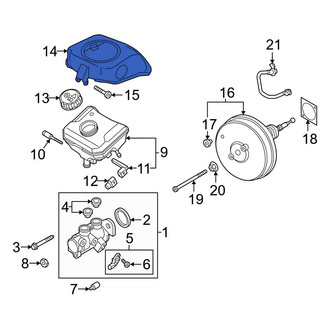 Audi OE - Brake Master Cylinder Reservoir Cap