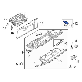 Audi OE - Front Glove Box Light