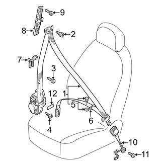 Audi OE - Restraint Systems - Front Seat Belts