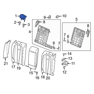 Audi OE - Rear Center Headrest