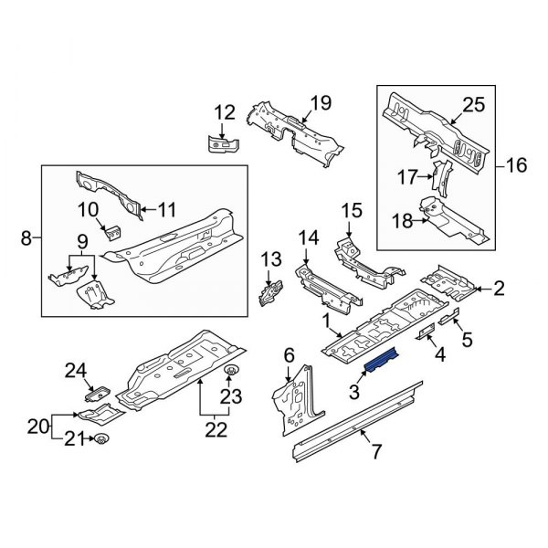 Floor Baffle Plate