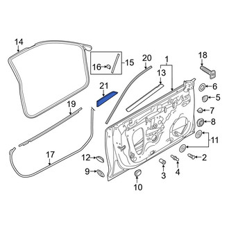 Audi OE - Front Right Door Emblem